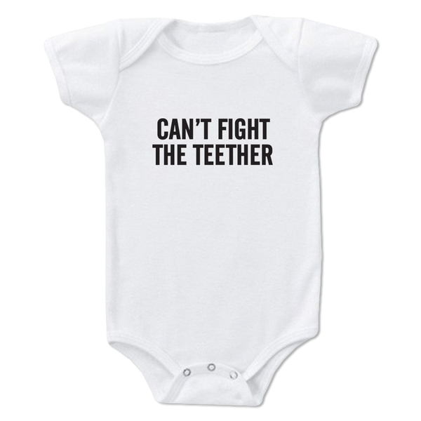 Can't Fight The Teether Whight Onesie-12M